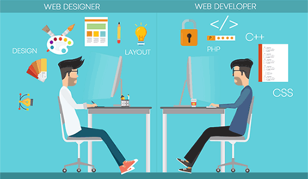 تفاوت توسعه دهنده وب با طراح سایت