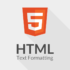 قالب بندی متون در HTML