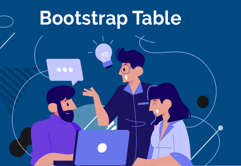 طراحی جداول در bootstrap 4