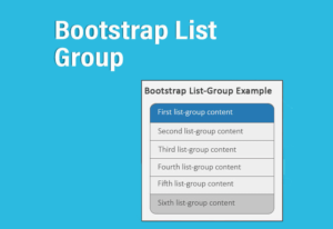 list group در بوت‌استرپ