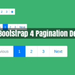 pagination در بوت‌استرپ